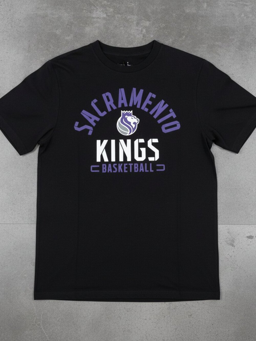 Sacramento Kings Basketball NBA Fan Graphic Black T-Shirt